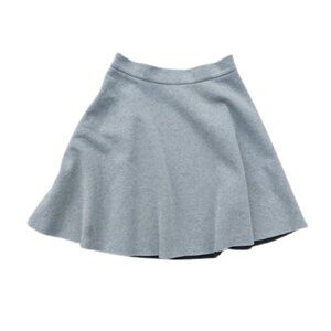 Gray A-Line Sweat Mini Skirt Size Medium